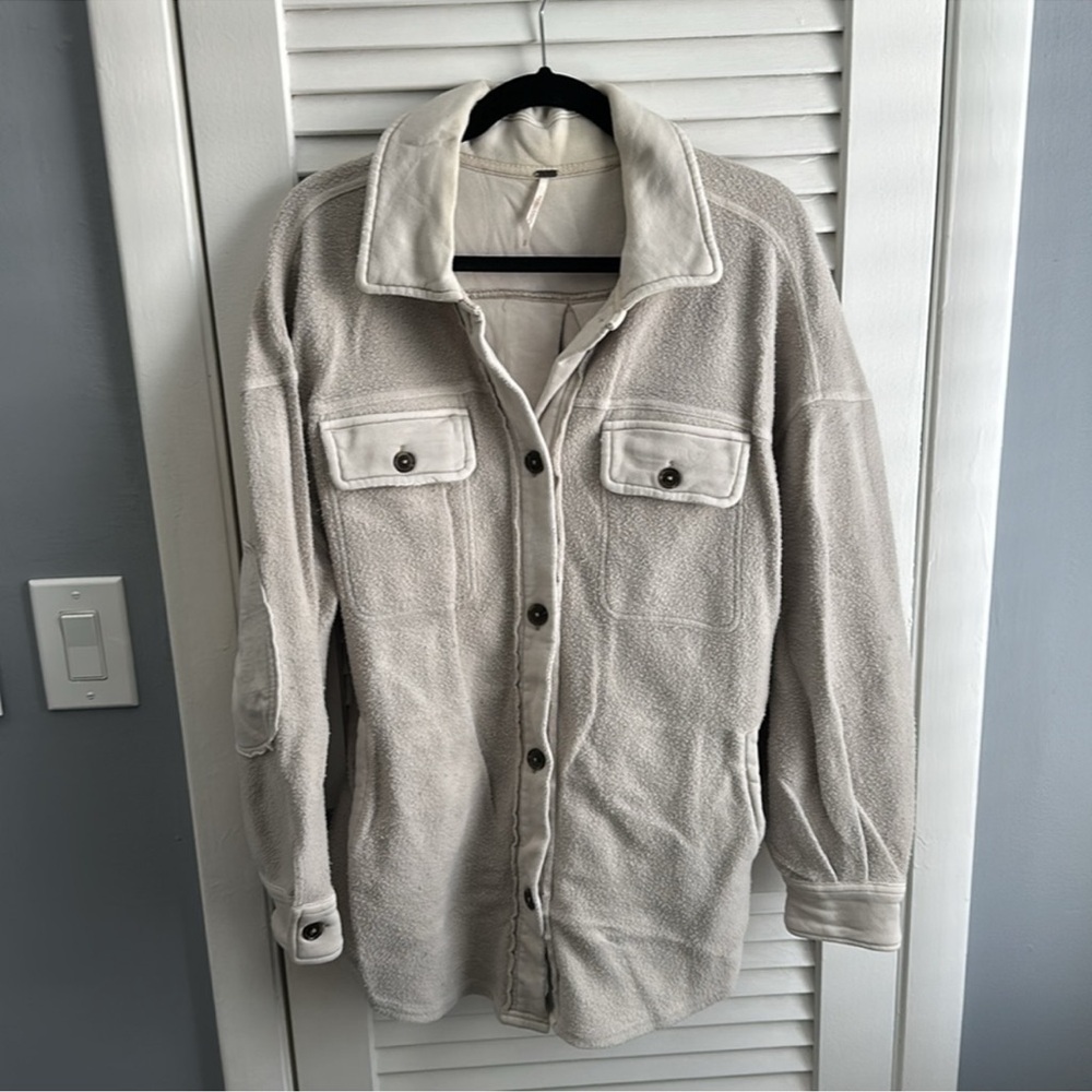Free people Ruby jacket shacket Stone Small